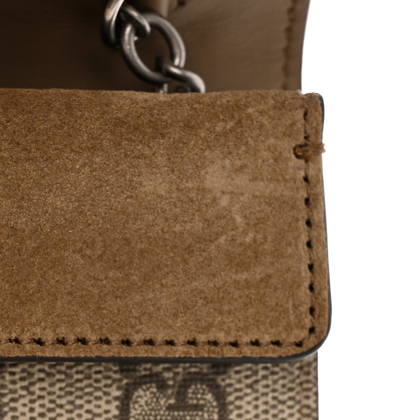 GG Supreme Monogram Super Mini Dionysus Shoulder Bag Taupe