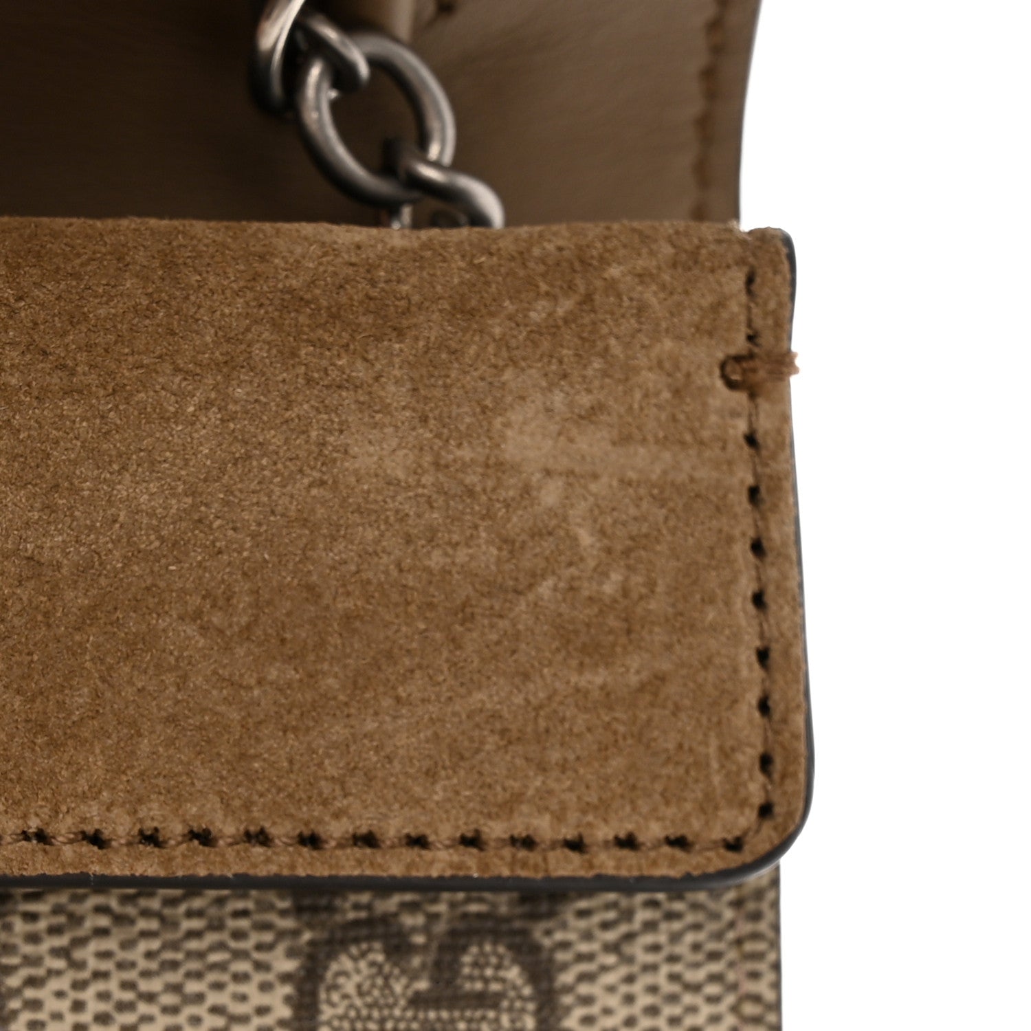 Gucci GG Supreme Monogram Super Mini Dionysus Shoulder Bag Taupe 11 of 13