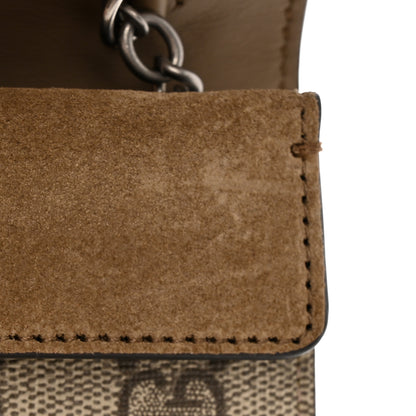 Gucci GG Supreme Monogram Super Mini Dionysus Shoulder Bag Taupe 11 of 13