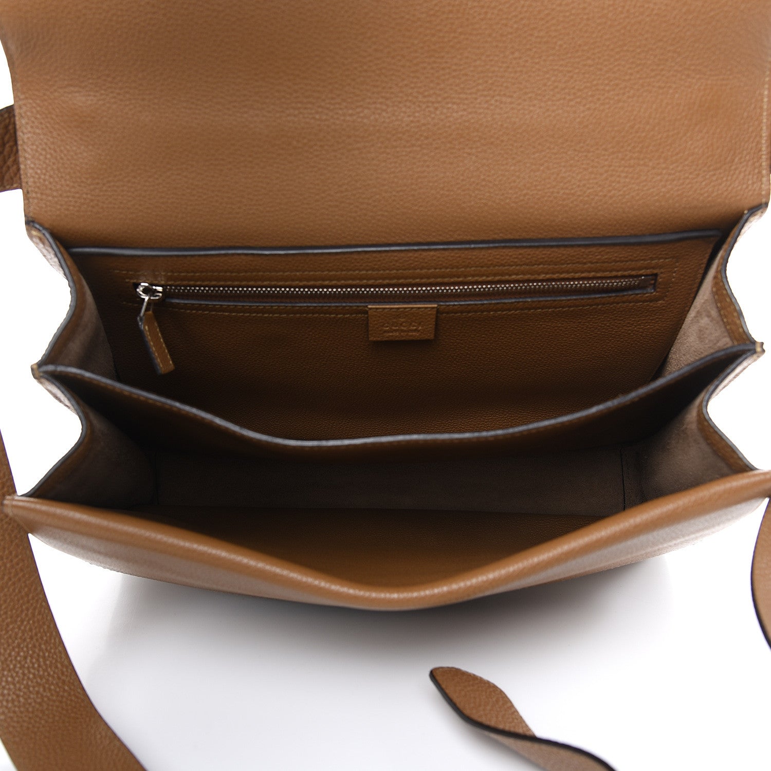 Gucci Pebbled Calfskin Medium Dionysus Messenger Bag Natural Tan 5 of 13