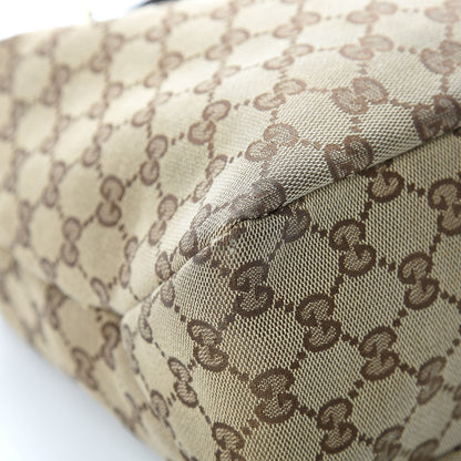Gucci Monogram Medium Horsebit Chain Hobo Dark Brown 12 of 14