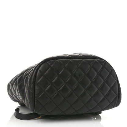 Chanel Calfskin Quilted Small Urban Spirit Backpack Black 4 of 13