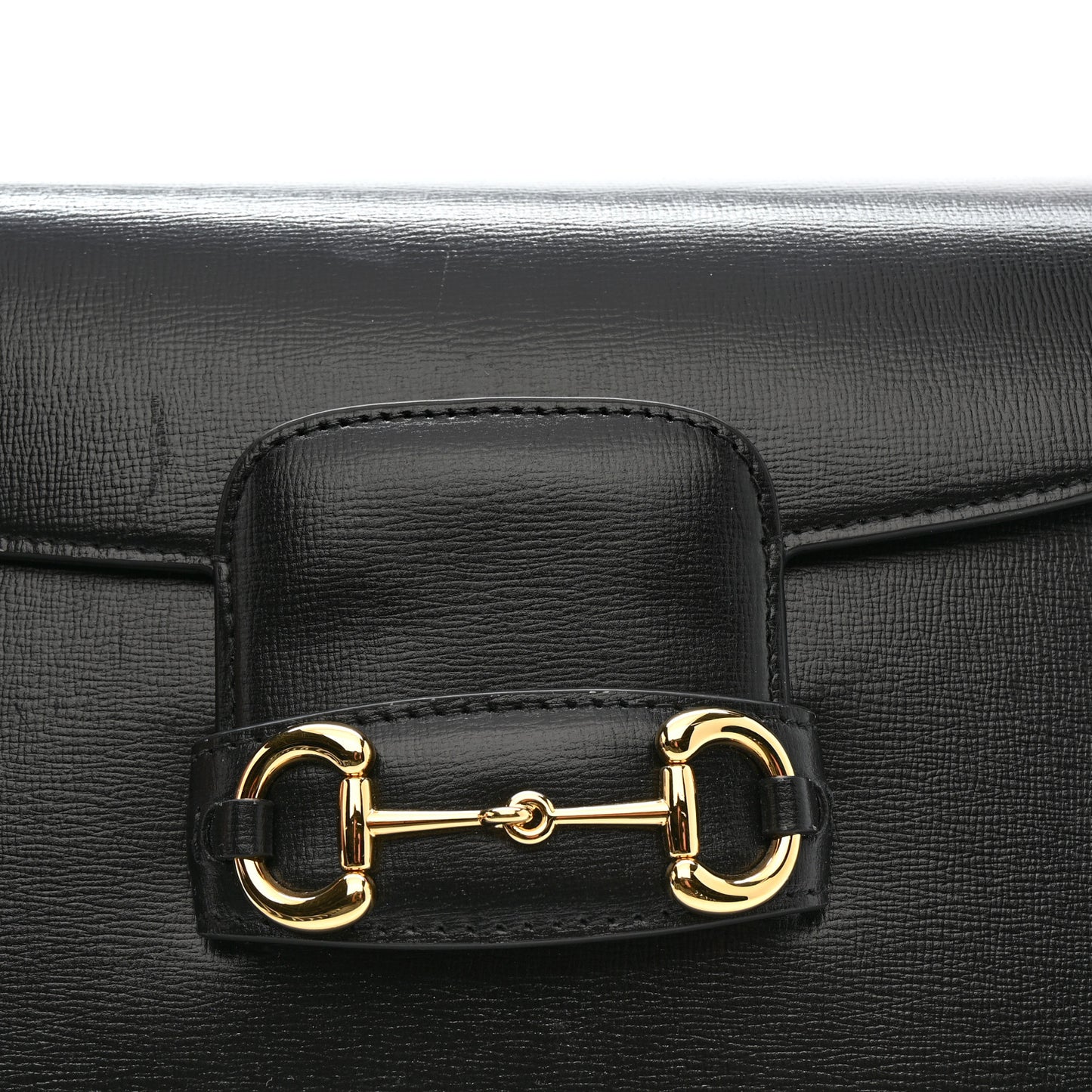 Azalea Calfskin Horsebit 1955 Shoulder Bag Black