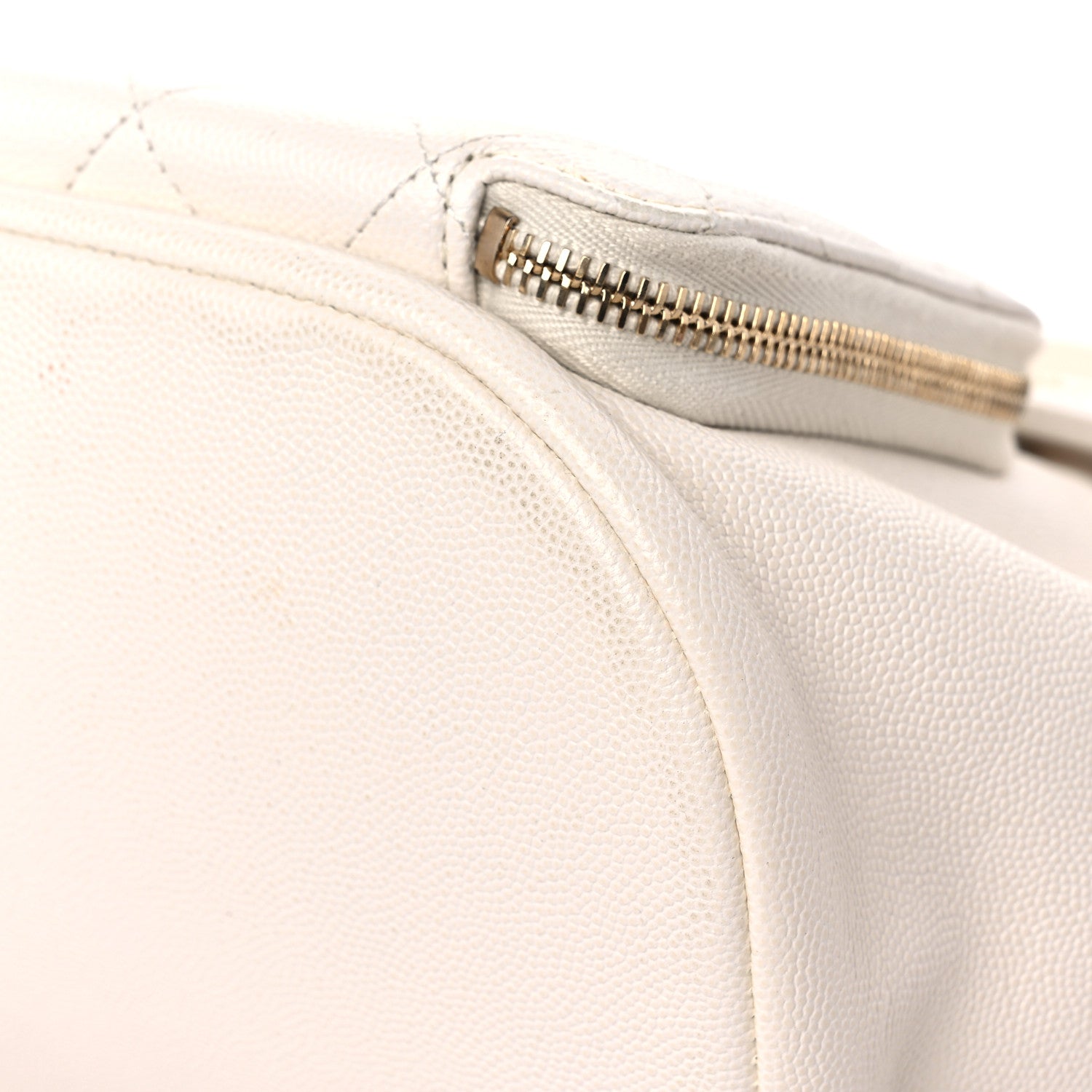 Chanel Caviar Quilted Business Affinity Backpack White 9 of 17
