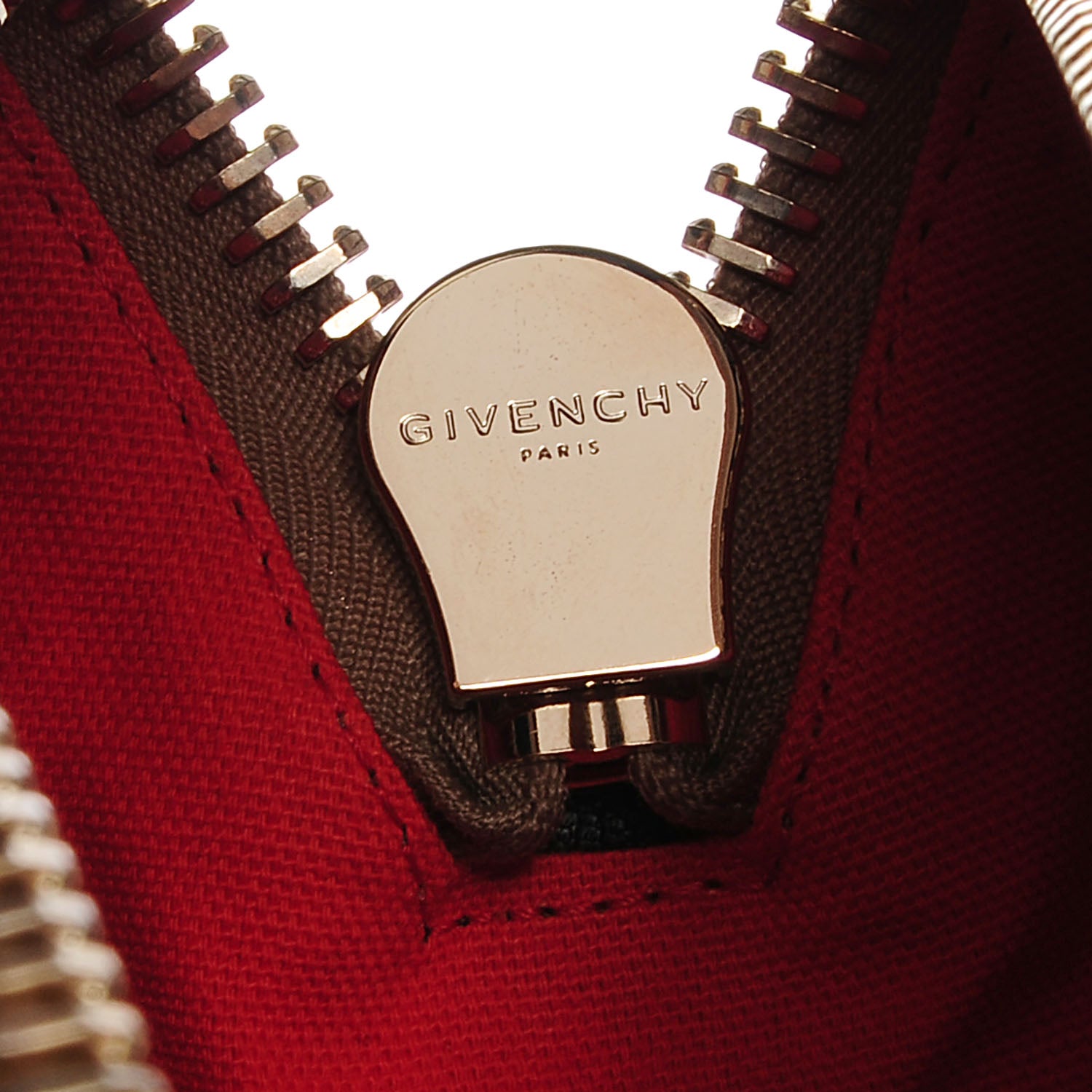 Givenchy Sugar Grained Goatskin Small Tri-Color Antigona Taupe Black Orange 9 of 11