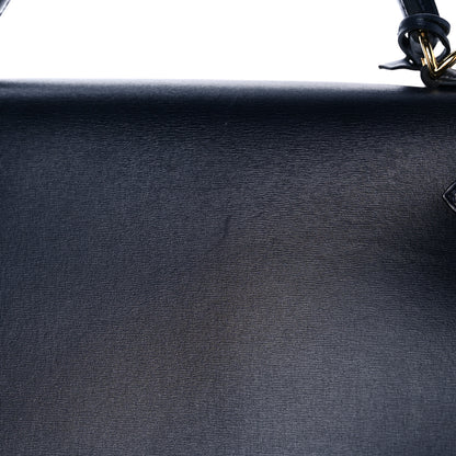 Hermes Box Kelly Sellier 32 Bleu Marine 29 of 34