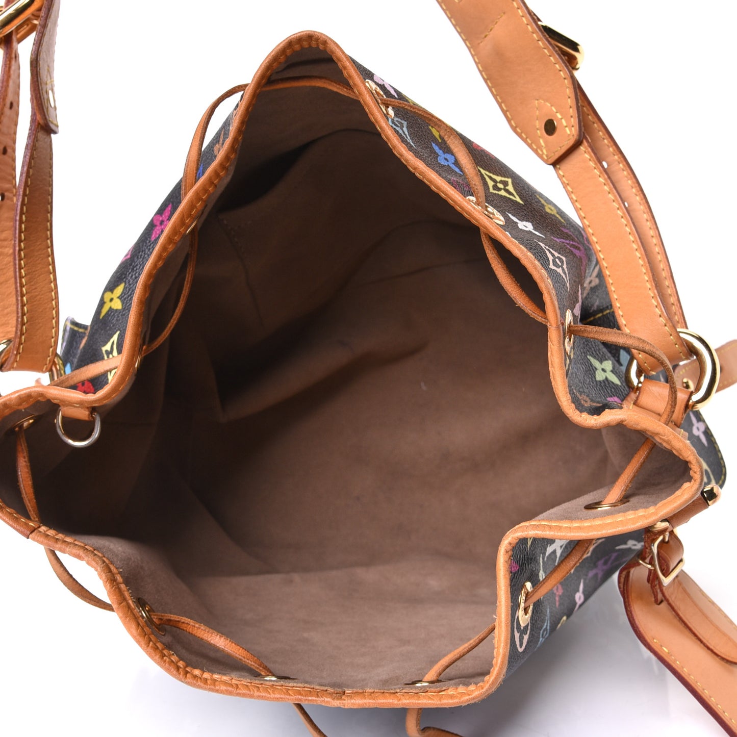 Monogram Multicolor Petit Noe Black