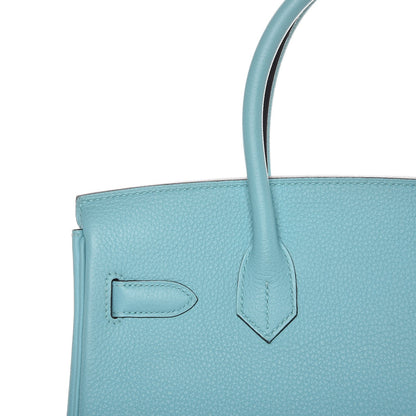 Hermes Togo Birkin 30 Bleu Atoll 32 of 35