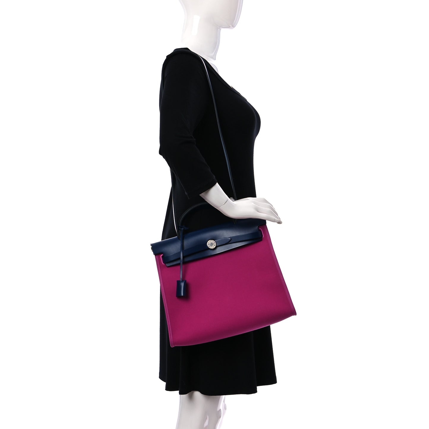 Vache Hunter Toile Officier Herbag Zip 31 PM Magnolia Bleu Saphir