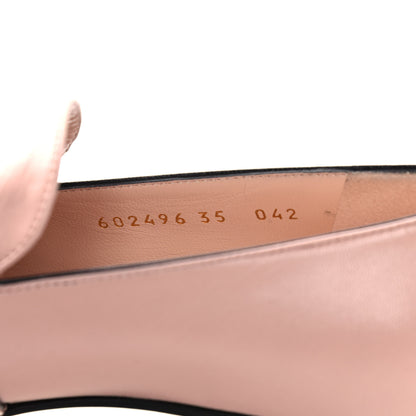 Gucci Malaga Kid Womens GG Marmont Loafers 35 Perfect Pink 8 of 10