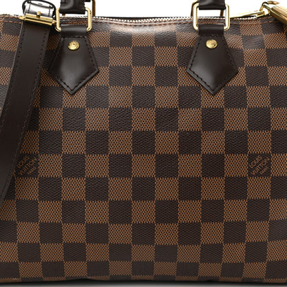 Louis Vuitton Damier Ebene Speedy Bandouliere 25 8 of 11