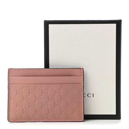 Gucci Microguccissima Card Holder Soft Pink 7 of 7