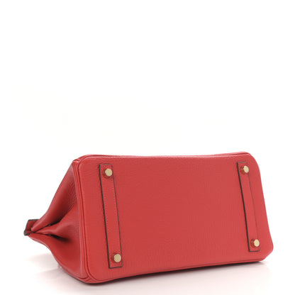 Hermes Togo Birkin 30 Rouge Tomate 3 of 14