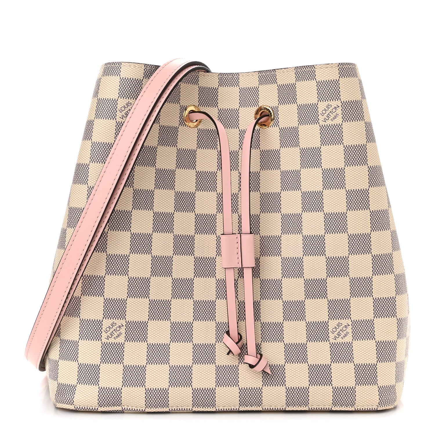 Louis Vuitton Damier Azur Neonoe MM Eau De Rose 1 of 9