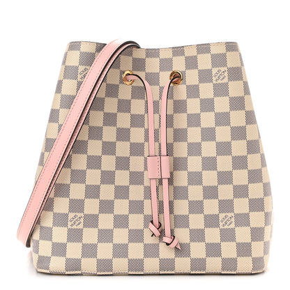 Louis Vuitton Damier Azur Neonoe MM Eau De Rose 1 of 9