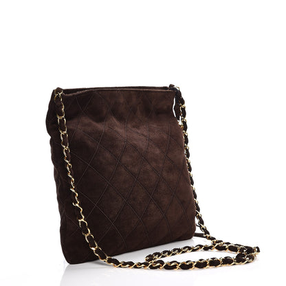 Chanel Suede Tassel Shoulder Bag Brown 3 of 8