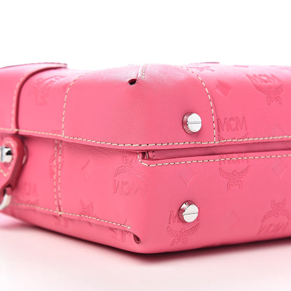 MCM Calfskin Ottomar Small Crossbody Sugar Pink 7 of 9