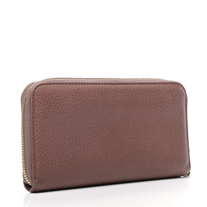 Gucci Dollar Calfskin Zip Around Wallet Rosy Phard 3 of 8
