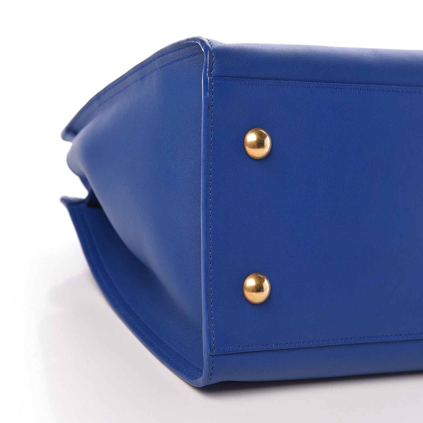 Calfskin Small Classic Y Cabas Royal Blue