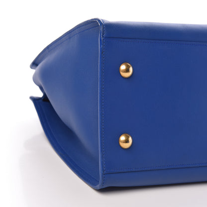 Saint Laurent Calfskin Small Classic Y Cabas Royal Blue 5 of 12