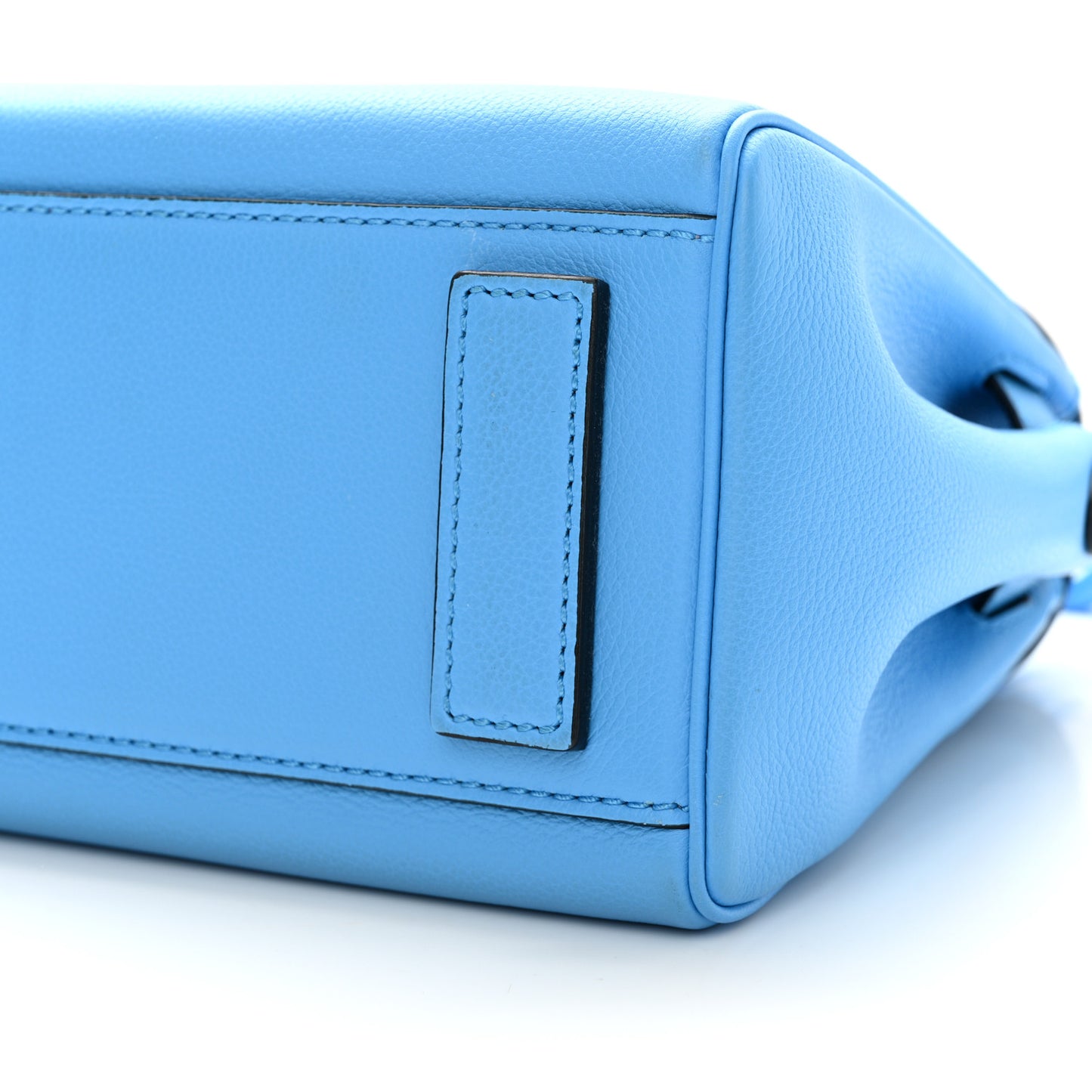 Calfskin Medium La Medusa Top Handle Handbag Blue