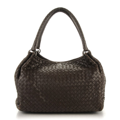 Bottega Veneta Nappa Intrecciato Parachute Bag Ebano 1 of 9