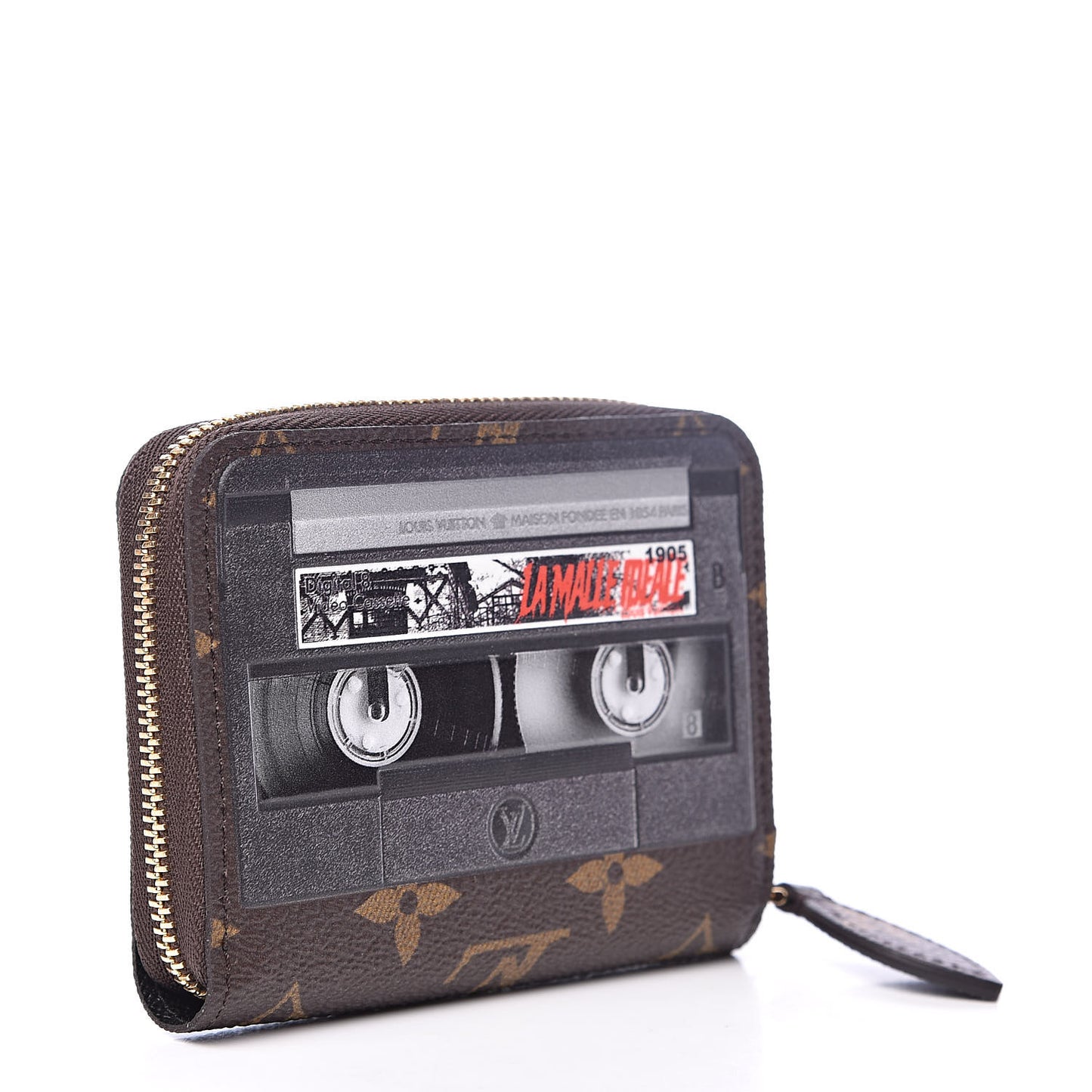 Monogram Video Tape Zippy Coin Purse Wallet