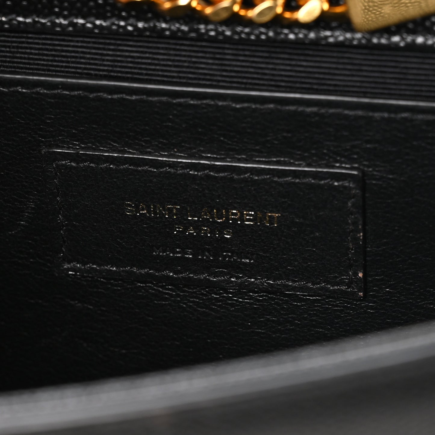Grain De Poudre Small Monogram Kate Satchel Black