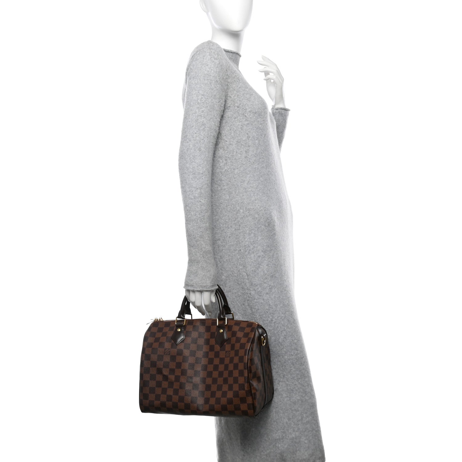 Louis Vuitton Damier Ebene Speedy Bandouliere 30 2 of 10