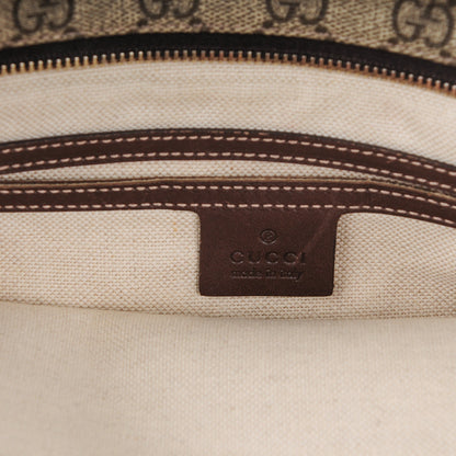 Gucci GG Plus Monogram Large Flat Messenger Bag Beige Brown 6 of 7