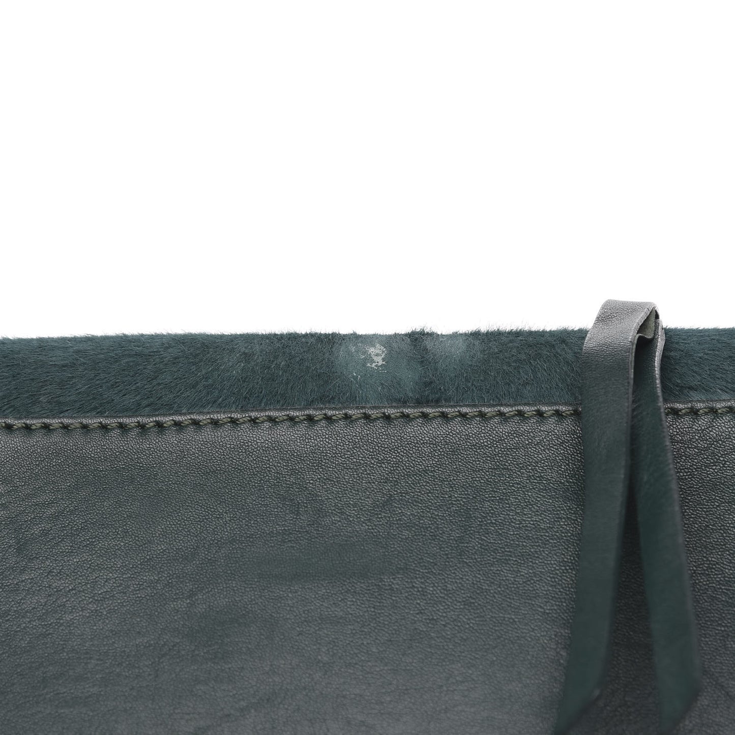 Pony Hair Small Phantom Luggage Jade