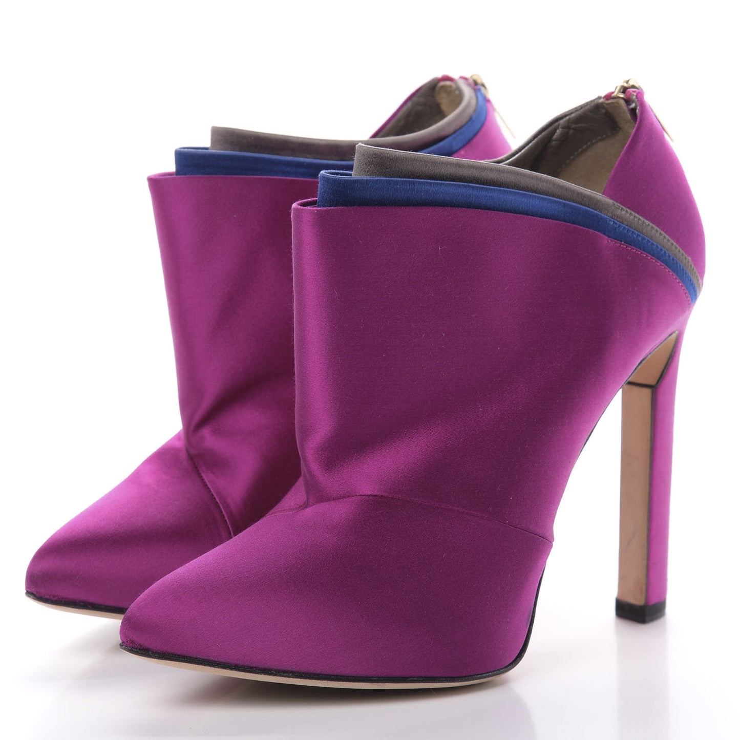 Satin Dwyer Boot 37 Purple