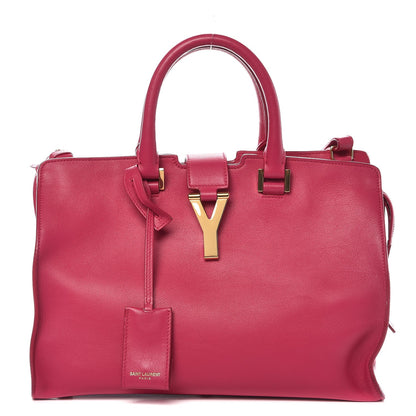 Saint Laurent Calfskin Small Classic Y Cabas Fuchsia 1 of 13