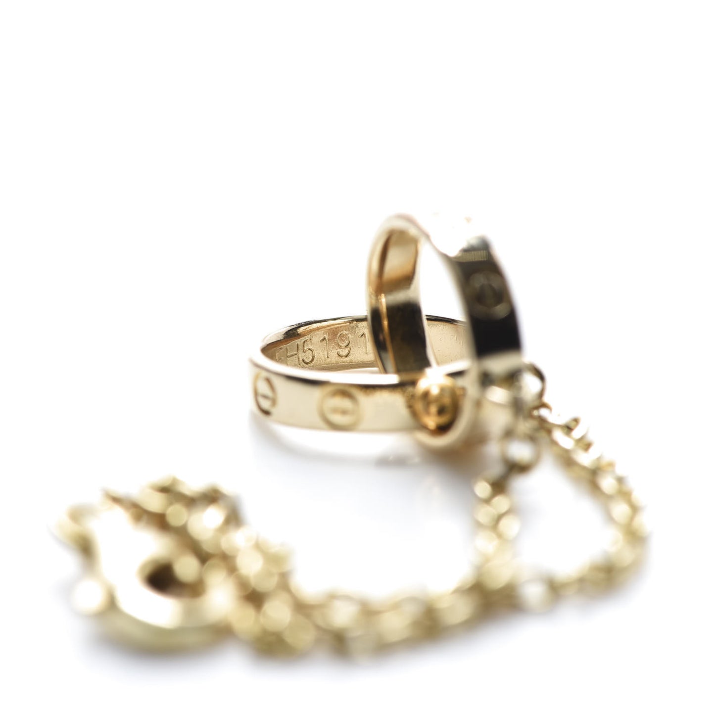 18K Yellow Gold Interlocking LOVE Bracelet