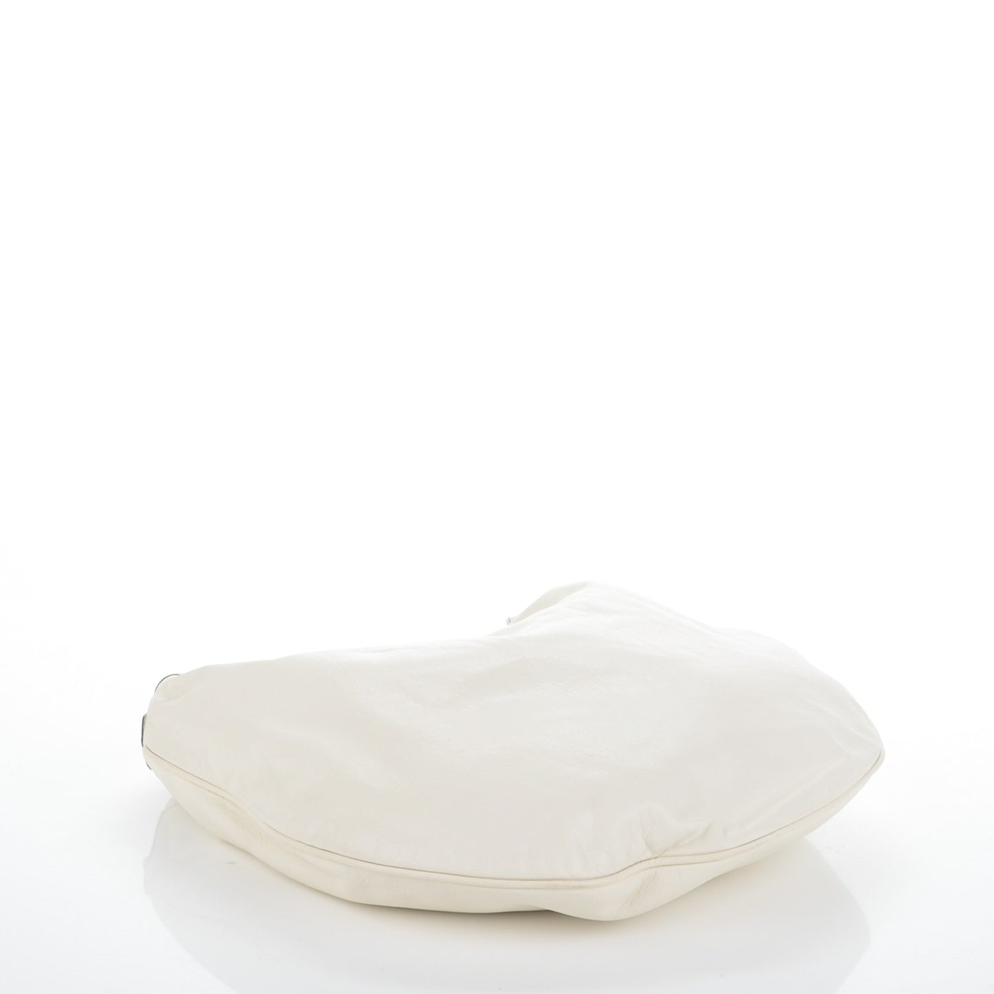 Calfskin Wave Hobo Off White
