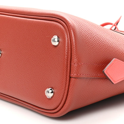 Hermes Epsom Tri-Color Mini 1923 Bolide Rouge Venetian Rouge Sellier Rose Texas 10 of 10