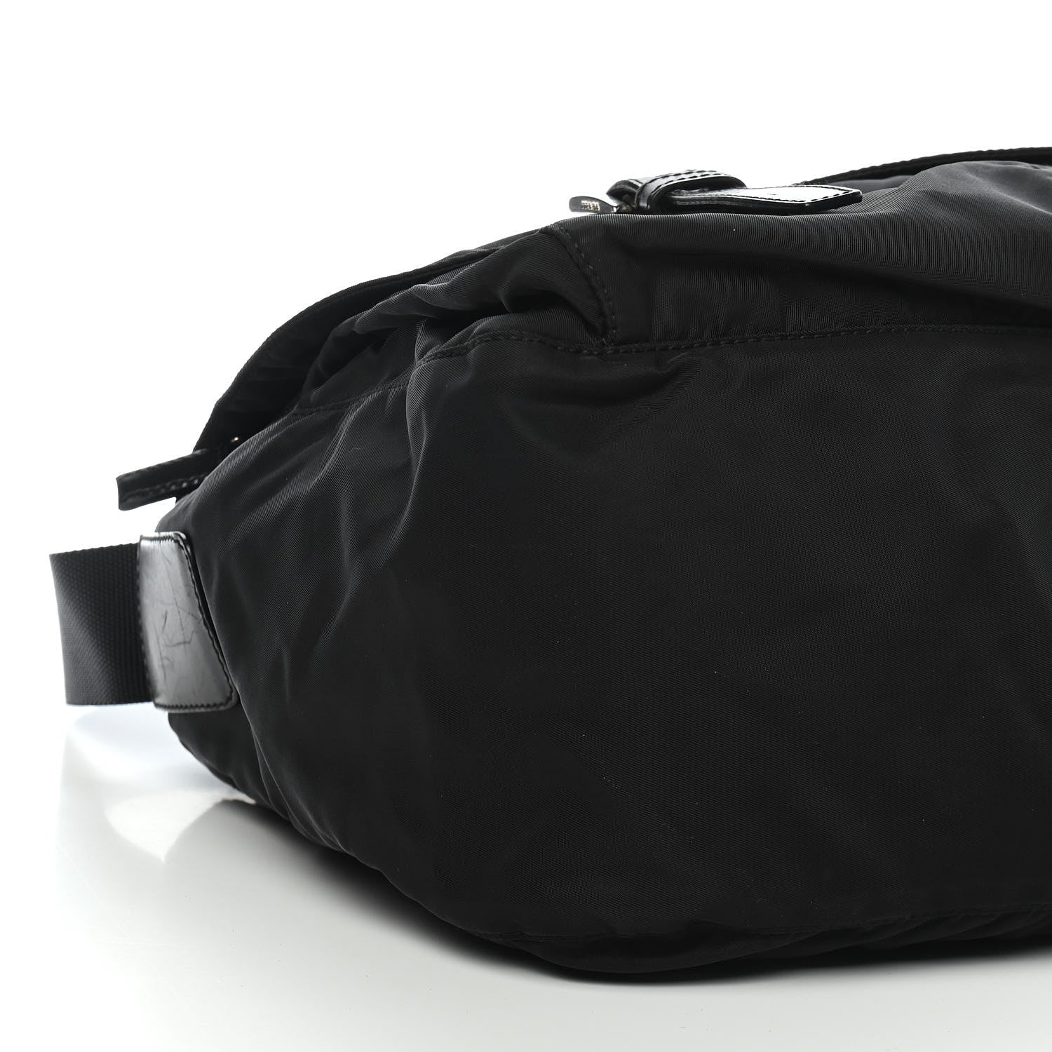 Prada Nylon Vela Messenger Bag Black 7 of 8