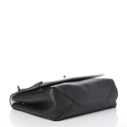 Louis Vuitton Calfskin Mechanical Flowers Lockme II Black White 4 of 10