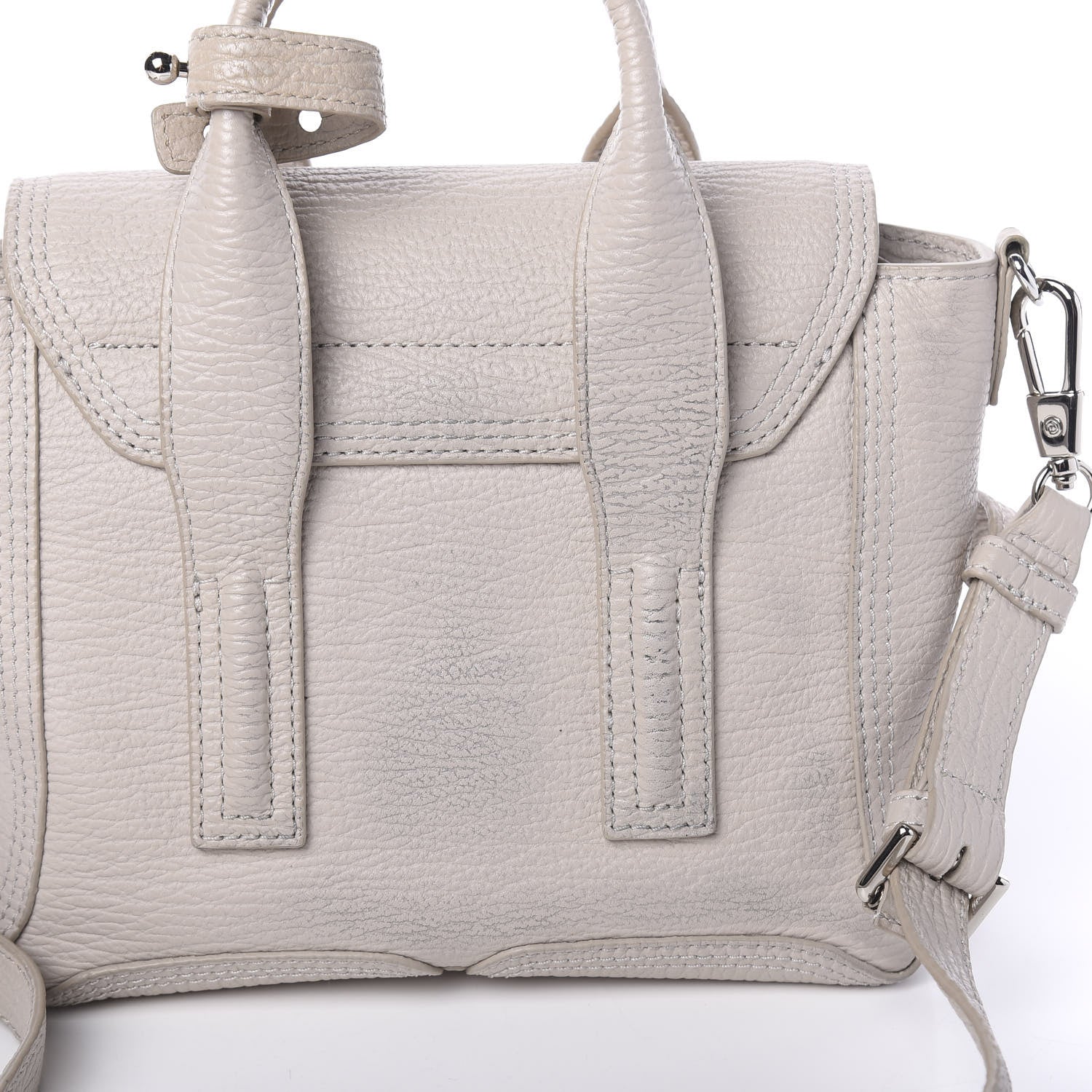 3.1 Phillip Lim 3.1 Textured Calfskin Mini Pashli Satchel Feather 10 of 12