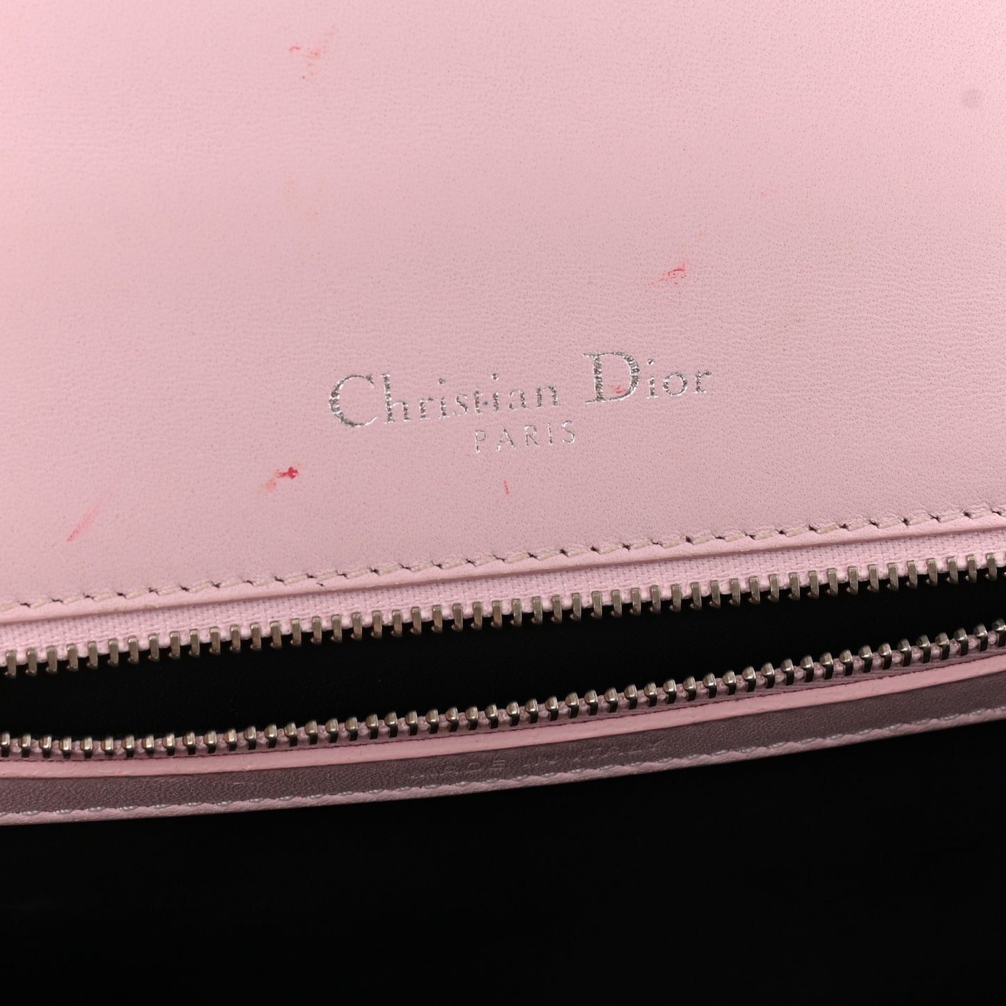 Patent Micro-Cannage Small Diorama Flap Bag Rose