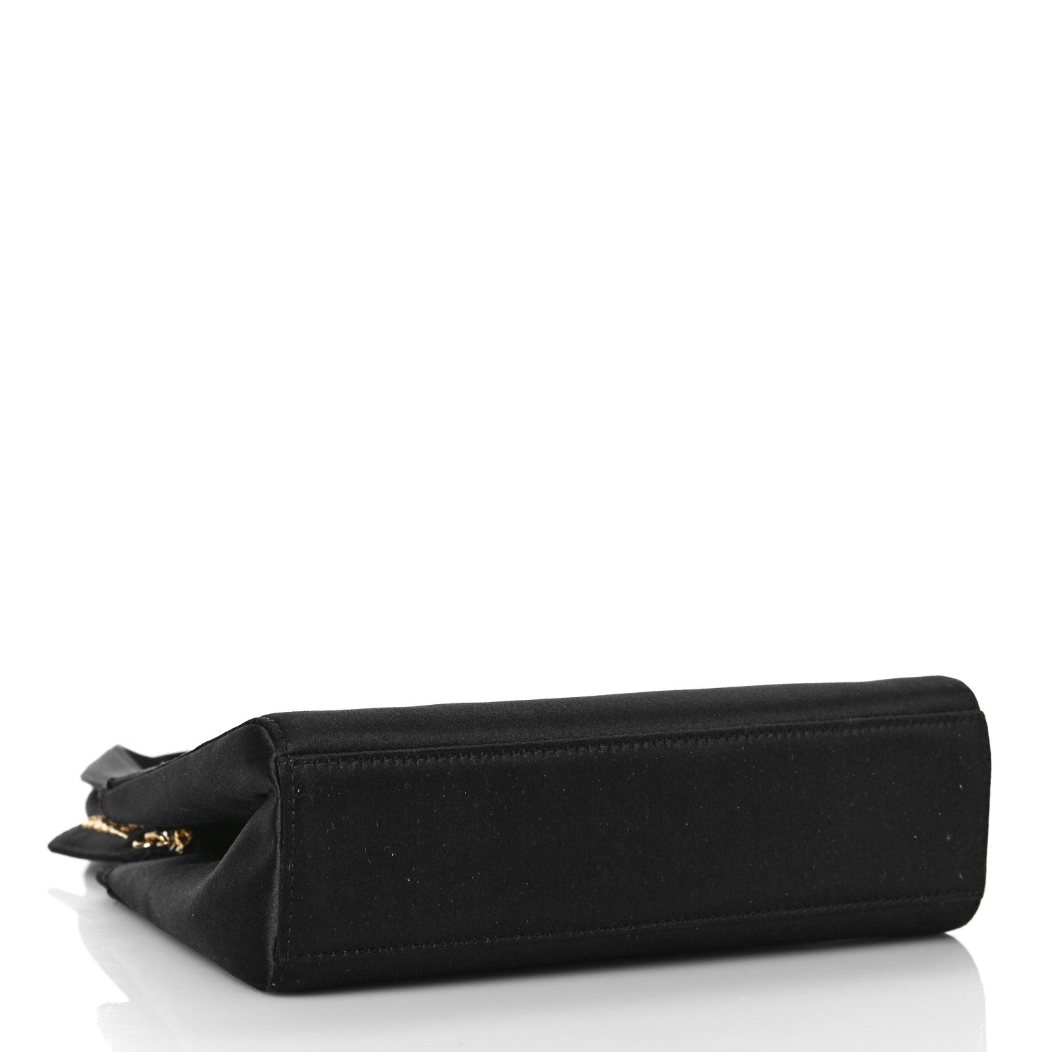 Chanel Satin Camellia Top Handle Bag Black 4 of 13