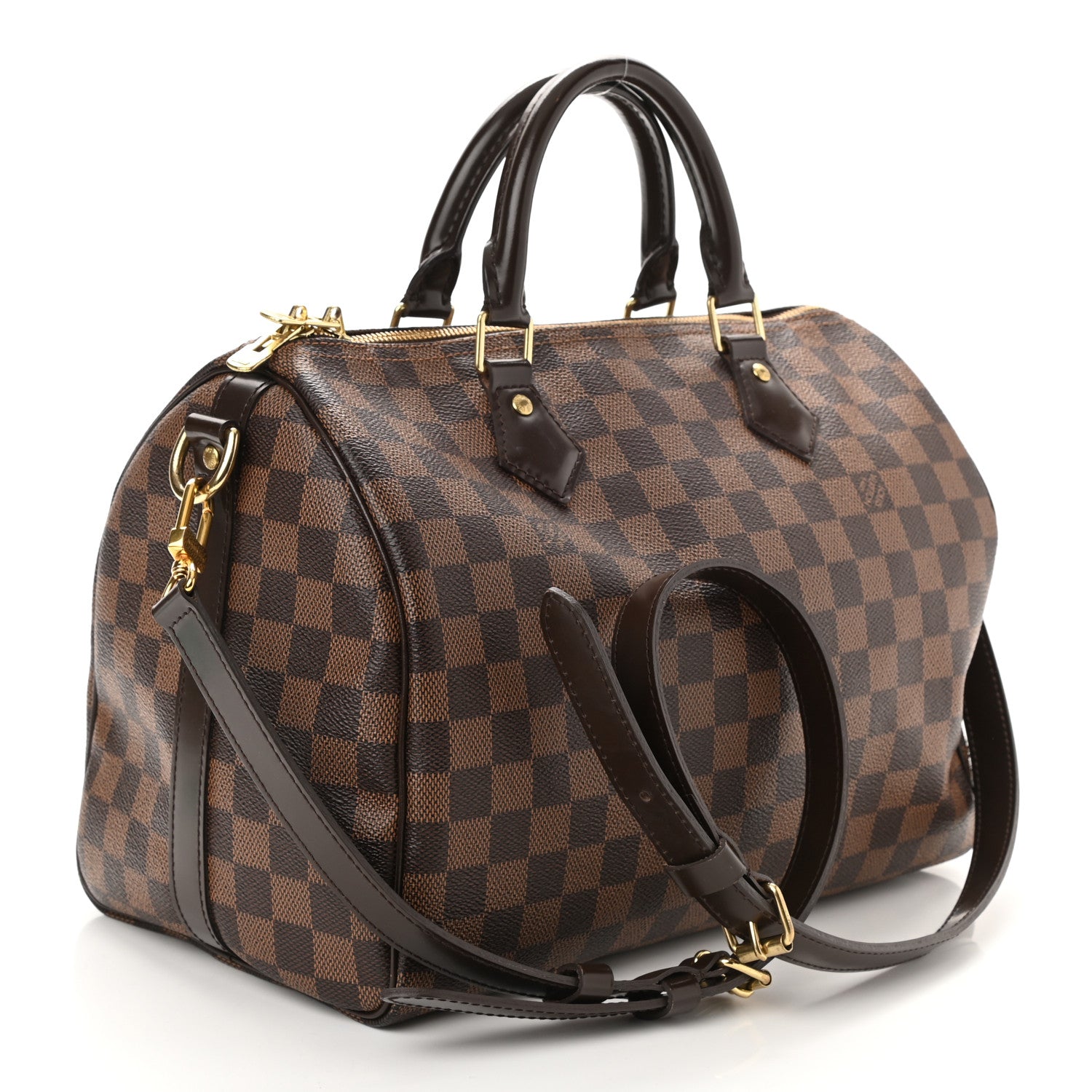 Louis Vuitton Damier Ebene Speedy Bandouliere 30 3 of 9