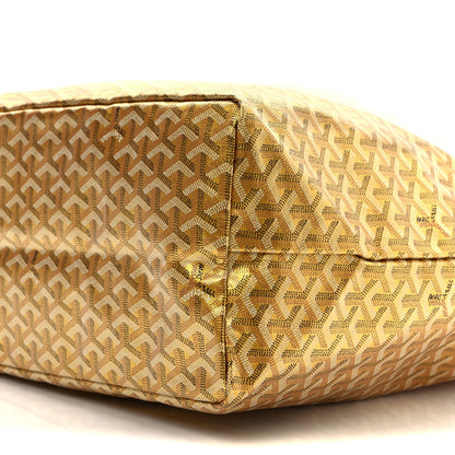 Goyard Goyardine Precious Metals Saint Louis GM Gold 7 of 7
