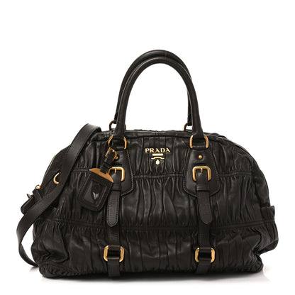 Prada Nappa Gaufre Dome Satchel Caffe 1 of 9