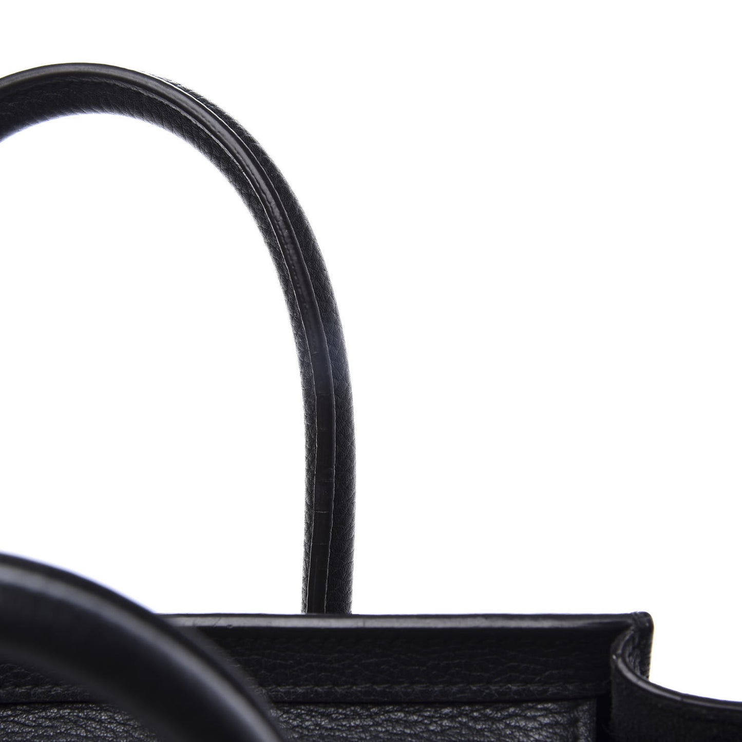 Drummed Calfskin Nano Luggage Black