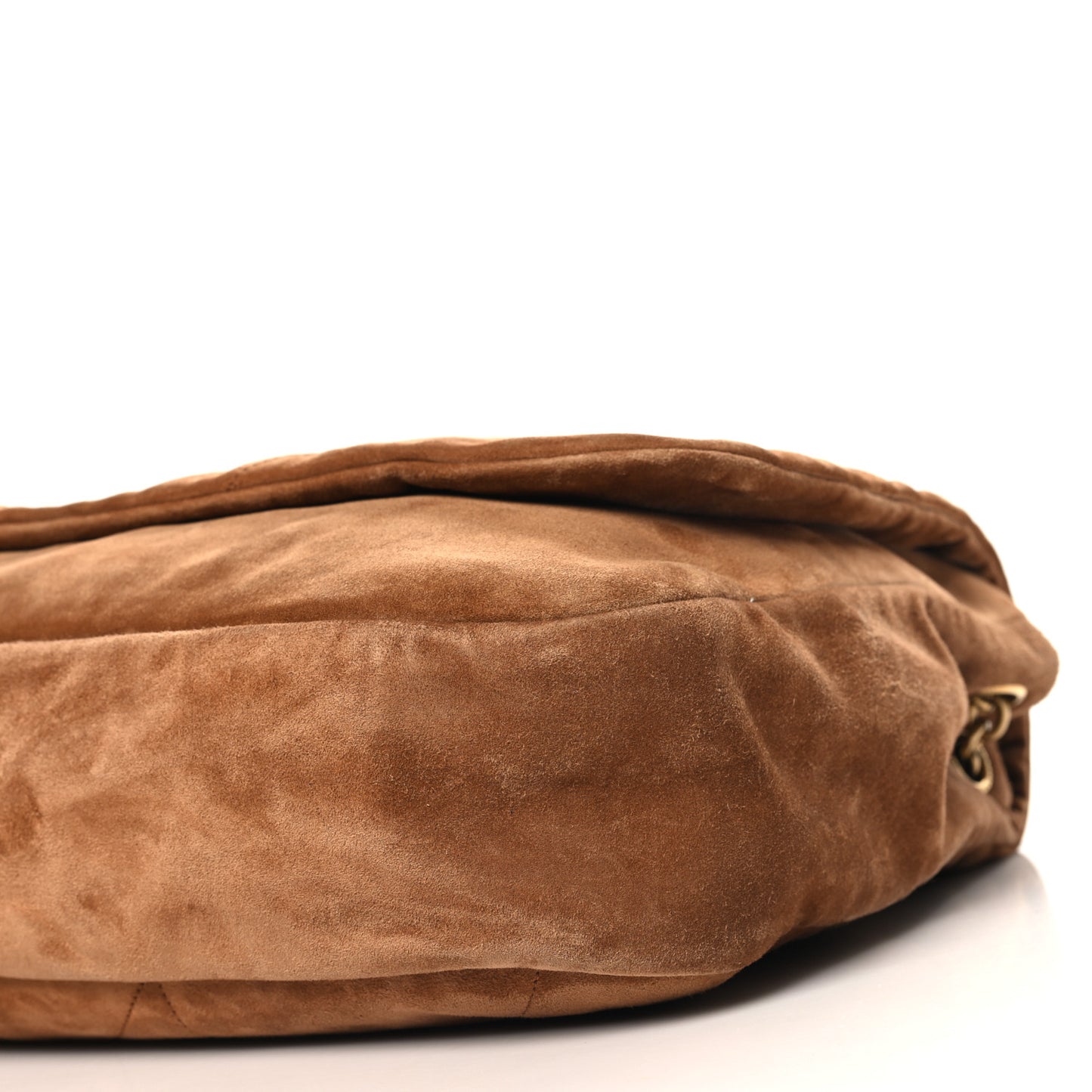 Suede Matelasse Monogram Large Jamie 4.3 Snuff