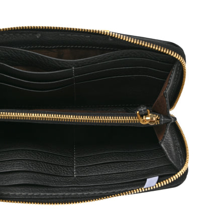 Chloe Grained Calfskin Marcie Long Zip Around Wallet Black 5 of 9