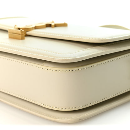 Saint Laurent Box Calfskin Monogram Medium Solferino Satchel Crema Soft 9 of 11