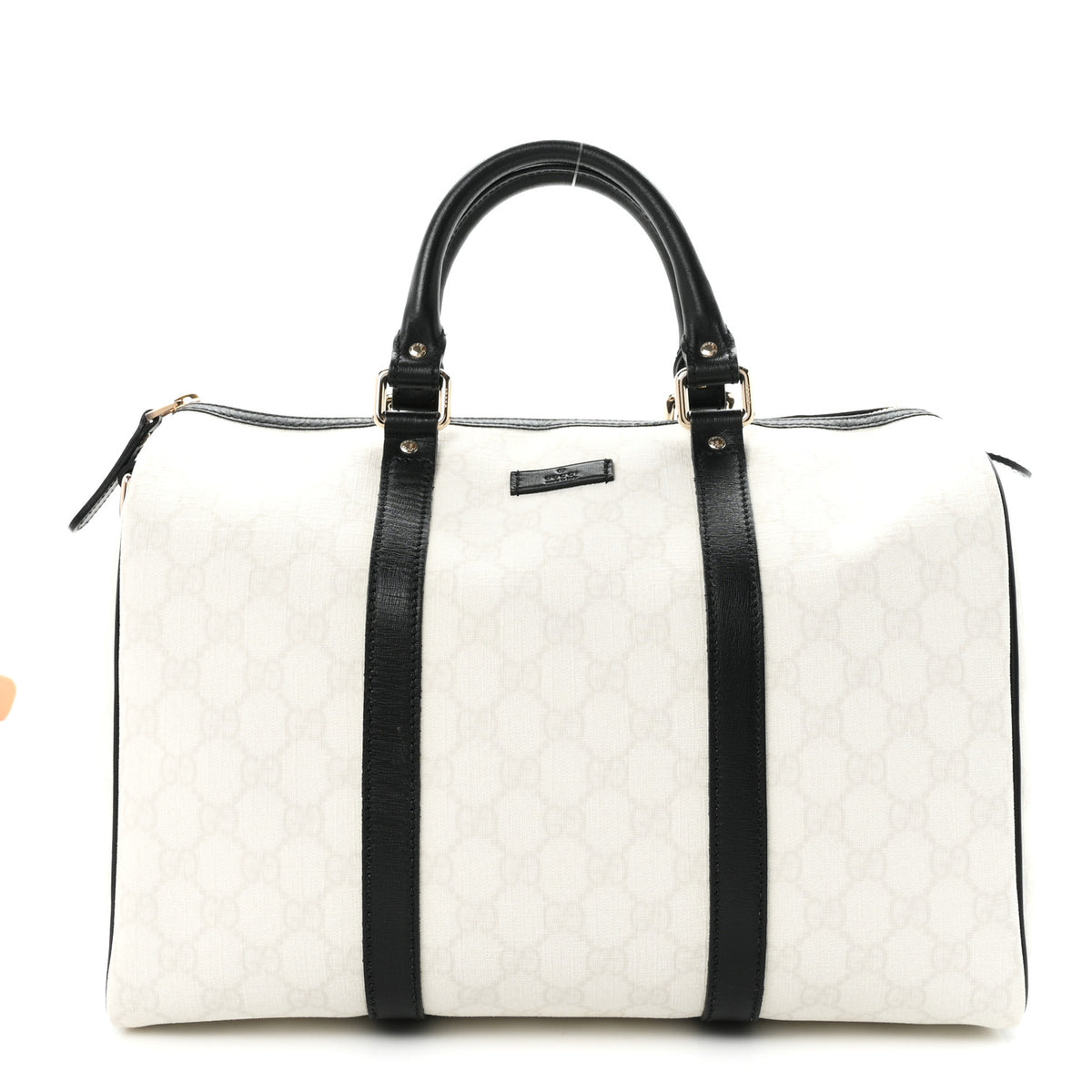Gucci GG Plus Monogram Medium Joy Boston White Black 1 of 10