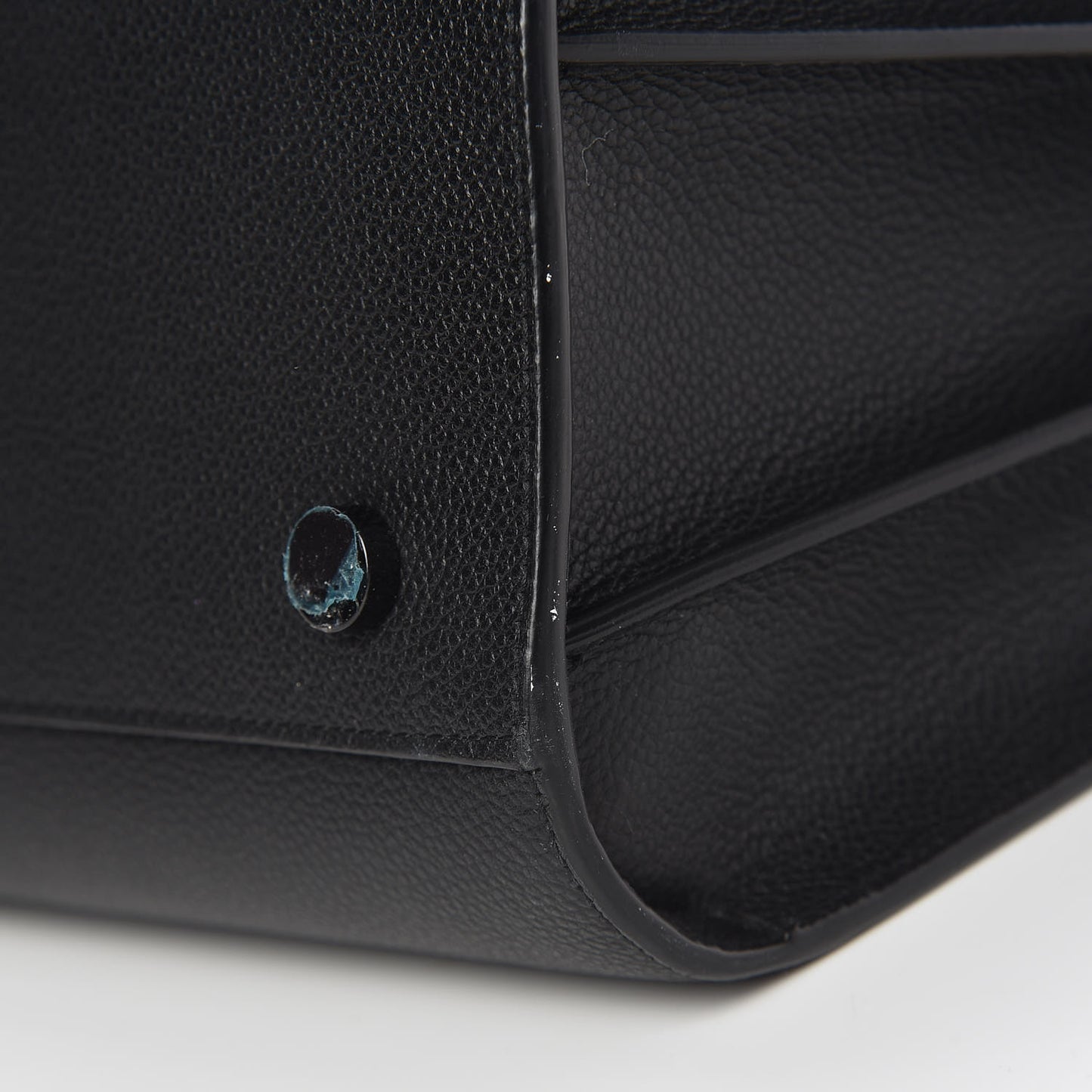 Grained Calfskin Large Sac De Jour Carryall Black